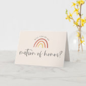 Carte Table d'honneur en terre cuite rose arc-en-ciel (Fleur jaune)