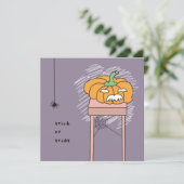 carte table halloween (Debout devant)