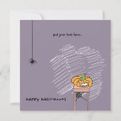 carte table halloween (Dos)