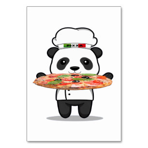 Carte table Pizza Chef