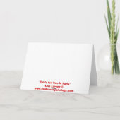 Carte "Table pour deux" Bland Grey Card (Dos)