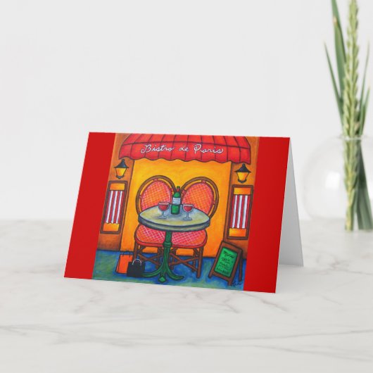 Carte "Table pour deux" Bland Grey Card (Devant)