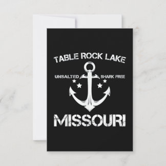 Carte TABLE ROCK LAKE MISSOURI Camping de pêche