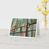 Carte Tableau Abstrait 06 Inspiré par la poterie de la T (Fleur jaune)