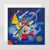 Carte Tableau bleu | Wassily Kandinsky | (Devant / Derrière)