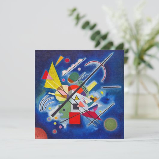 Carte Tableau bleu | Wassily Kandinsky | (Debout devant)
