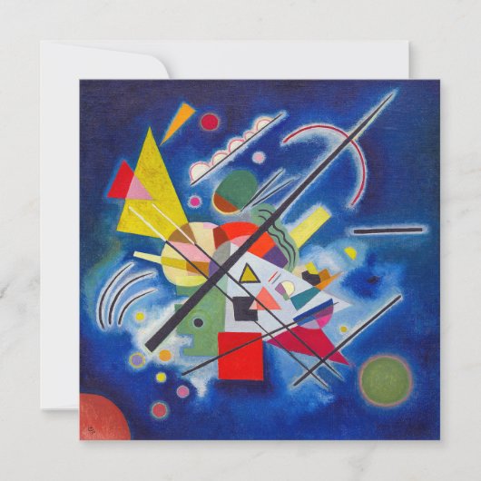 Carte Tableau bleu | Wassily Kandinsky | (Devant)