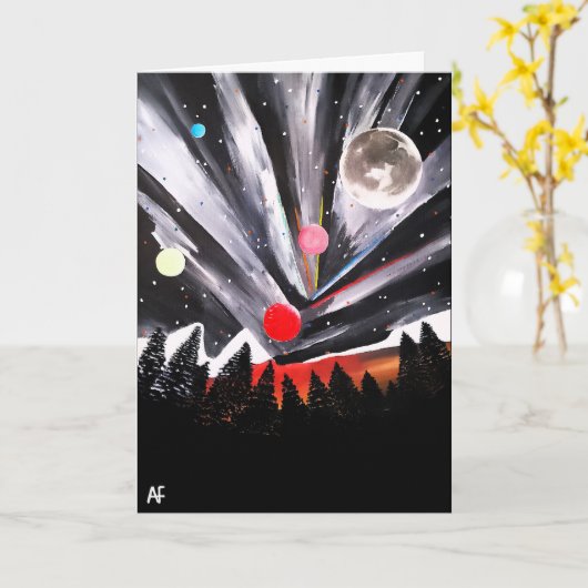 Carte Tableau d'Alfred Fox (Fleur jaune)