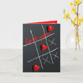 Carte Tableau de bord Coeurs modernes (Fleur jaune)