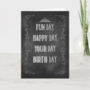 Carte Tableau de bord de la belle-fille Anniversaire, Co