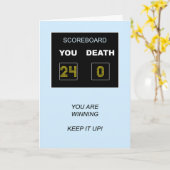 Carte Tableau de bord du 24e anniversaire (Fleur jaune)