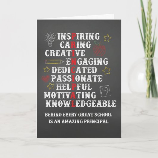 Carte Tableau de bord du Merci d'appréciation du directe (Devant)