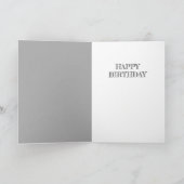 Carte Tableau de bord spécial du jour anniversaire (Intérieur)