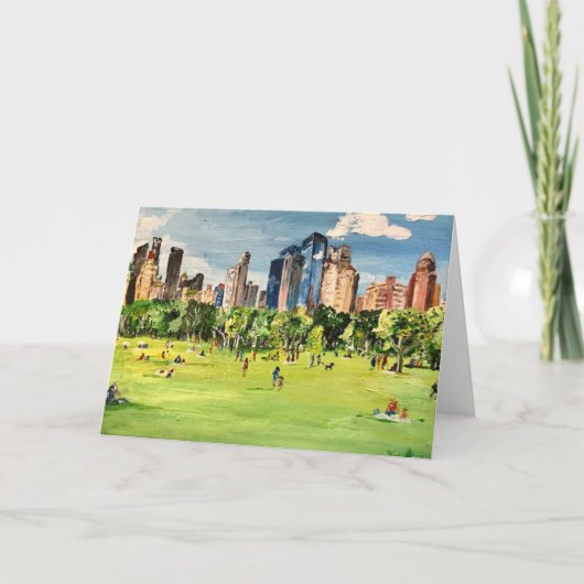 Carte Tableau de "Central Park" de Willowcatdesigns (Devant)