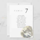 Carte Tableau de disposition de sièges de mariage à l'aq (Devant)