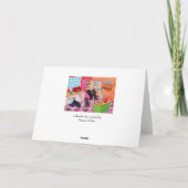 Carte Tableau de la fête de la cuisine du Labrador (Dos)