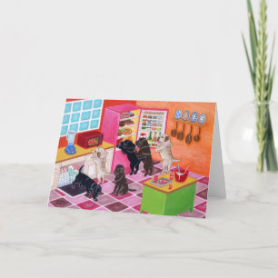 Carte Tableau de la fête de la cuisine du Labrador