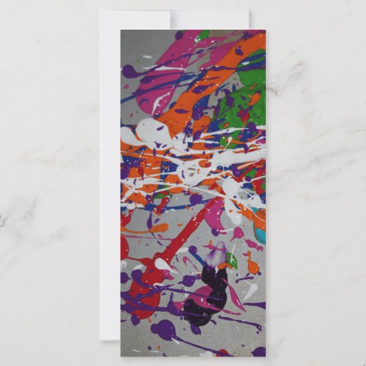 Carte Tableau des cookies - Signet (Dos)