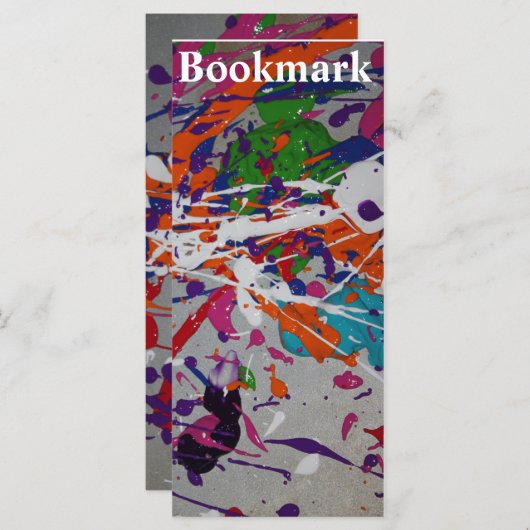 Carte Tableau des cookies - Signet (Devant / Derrière)