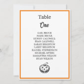 Carte Tableau Mariage Halloween (Devant)