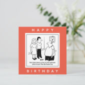 Carte Tableau noir dans la chambre. Drôle dessin (Debout devant)