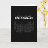 Carte Tableau périodique (Fleur jaune)