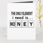 Carte Tableau Périodique Argent Élément Drôle Tableau Pé (Fleur jaune)