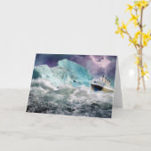 Carte Tableau Titanic et Iceberg RMS (Fleur jaune)