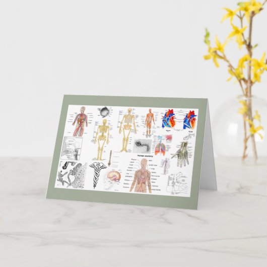 Carte Tableaux médicaux couleur pleine (Fleur jaune)