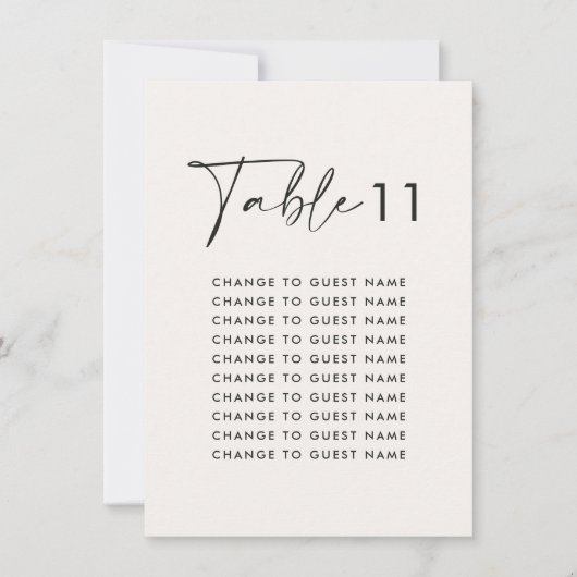 Carte Tablette blanche élégante moderne mariage (Devant)