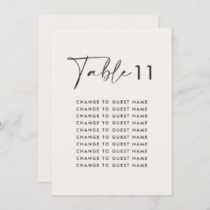 Carte Tablette blanche élégante moderne mariage