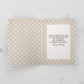 Carte tablette d'anniversaire masquage (Intérieur)