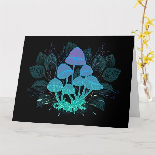 Carte Tabourets dans Bushes (Fleur jaune)