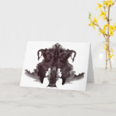 Carte Tache 4 de Rorschach (Fleur jaune)
