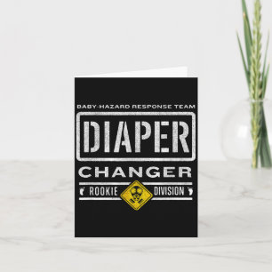 Carte Tâche drôle de changer les couches - Futur papa