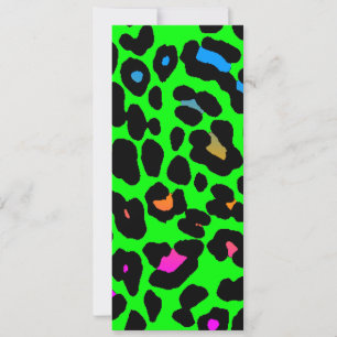 Carte Taches de léopard 80s Corey Tiger (Vert)