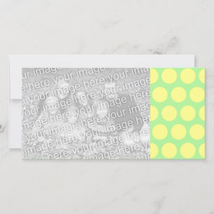 Carte Taches de polka au sorbet citron vert