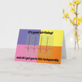 Carte Tachy Médicale Pun (Fleur jaune)