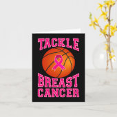 Carte Tacker Basketball rose Ribbon Cancer du sein Prix (Fleur jaune)