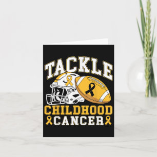 Carte Tackle Cancer de l'Enfance Sensibilisation Footbal