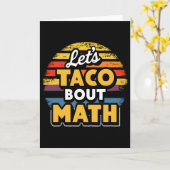 Carte Taco-blabla sur les maths ! Cinco De Mayo Blague s (Fleur jaune)
