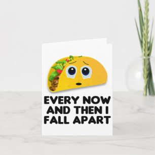 Carte Taco Chemise Automne Thanksgiving Halloween
