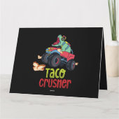Carte Taco Crusher Funny Monster Truck dinosaure Cinco D (Dos)