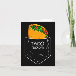 Carte Taco Dans Ma Poche Mardi Drôle Fiesta Distorante
