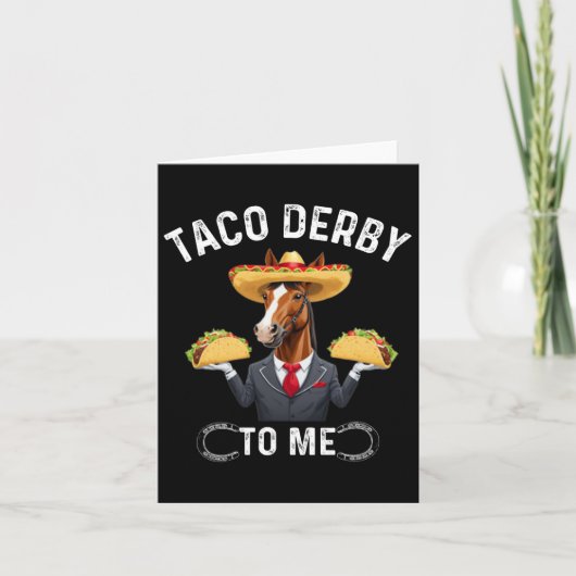 Carte Taco Derby À Moi Cinco De Mayo (Devant)