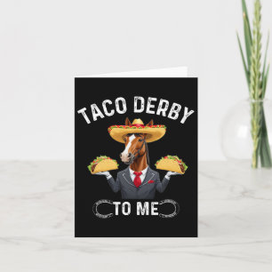 Carte Taco Derby À Moi Cinco De Mayo