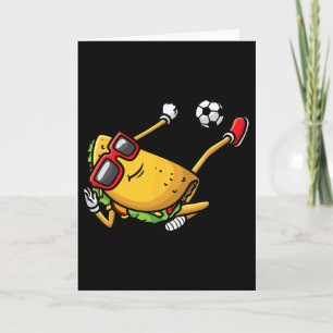 Carte Taco Jouant Au Football Mexicain Cinco De Mayo Enf