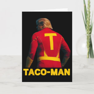 Carte Taco-man Drôle Anti-trump Halloween Costume Politi