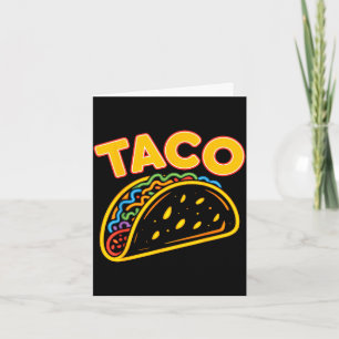 Carte Taco nourriture mexicaine