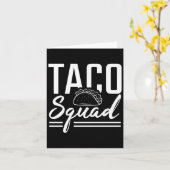 Carte Taco Squad Premium  (Fleur jaune)